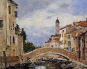尤金布丹 - Small Canal in Venice